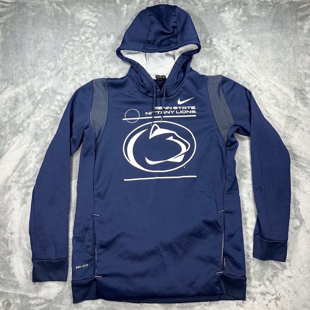 Nike Penn State Nittany Lions Dri-FIT Navy Blue Hoodie Mens Large DC6264-419